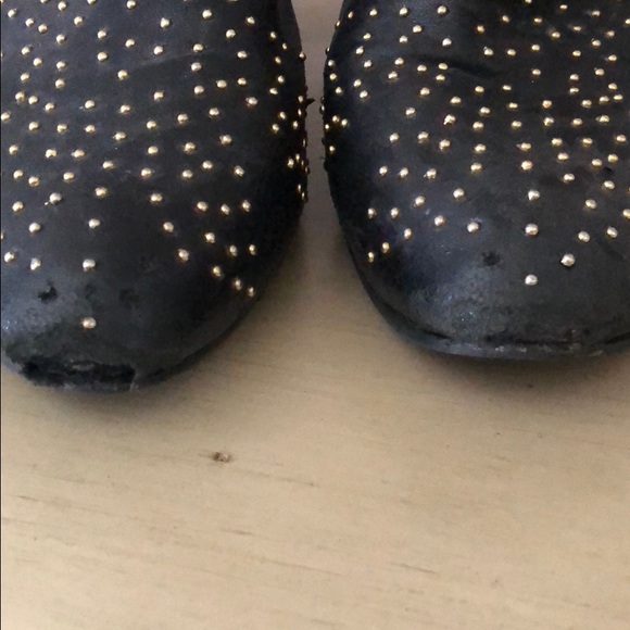 Jeffrey Campbell starstruck booties black gold 9 - Picture 4 of 6